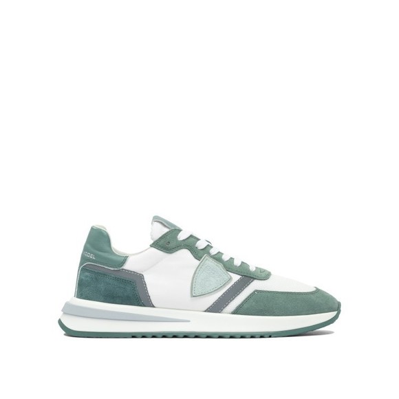Philippe Model Paris Low-Top Leather Sneakers With Suede Panels - NWT